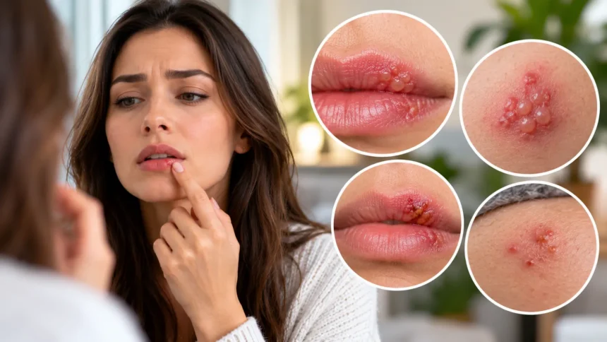 Pictures of Herpes Symptoms, Stages & What It Looks Like