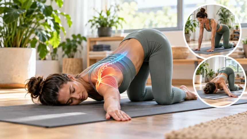 Thread the Needle Pose Benefits, Form & Best Practices