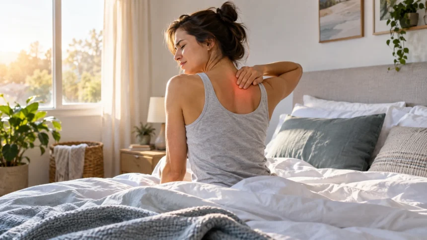Upper Back Pain After Sleeping Common Causes & Relief Tips